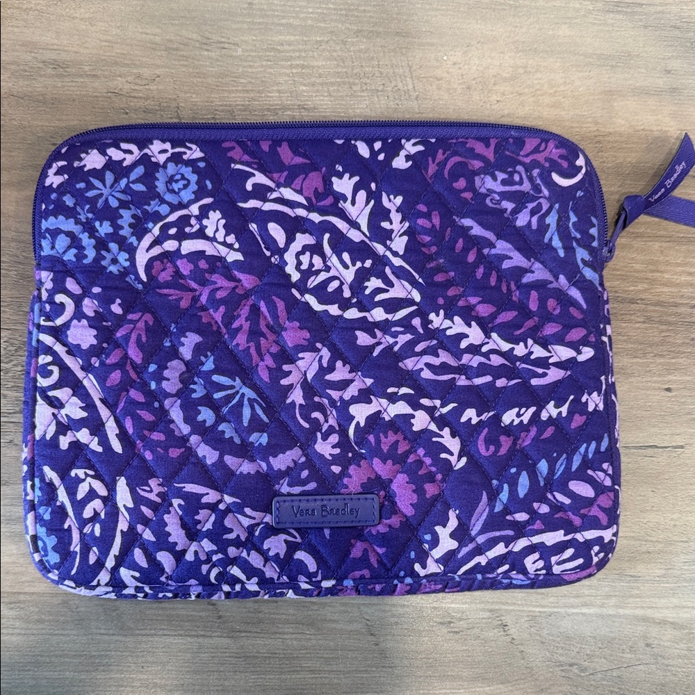 Vera Bradley Purple and Blue Electronics Case